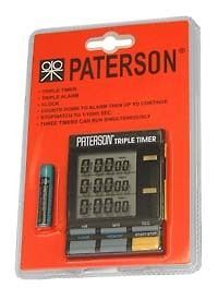 New Paterson 3 Channel LCD Triple Timer