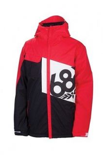 NEW 2013 Mens 686 MANNUAL ICONIC INSULATED Jacket Red Sizes XS or M