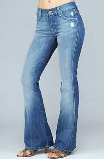 FOR ALL MANKIND Baywater Distressed A Pocket Flare Leg Jeans 23