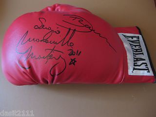 Autographed Sergio Maravilla Martinez Red Everlast Boxing Glove