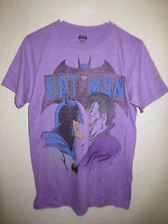 Batman Brand Purple Graphic T Shirt Batman & Joker for Mens Medium