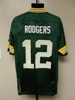 NEW NO FRONT Green Bay Packers #12 AARON RODGERS Mens SMALL S Reebok