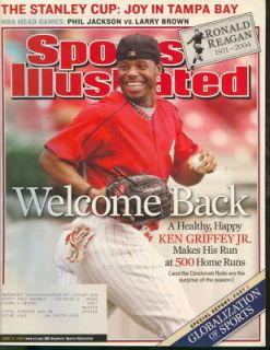 2004 Sports Illustrated Ken Griffey Jr Reds 500 HR