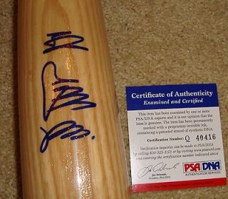 Oh signed auto HR King baseball bat PSA/DNA Japanese Hank Aaron HOF