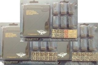 Warhammer 40k Munitorium Dice Limited Edition Complete Set RARE OOP