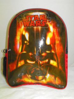 NWT New Full Sized Star Wars Darth Vader Backpack 16