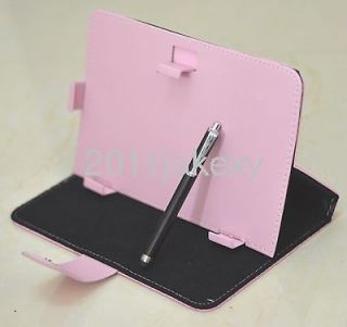 Pink Magic Leather Case+Stylus For 7 Acer ICONIA TAB A110 A111 A100