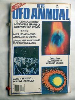 1976 UFO Annual ~ Flying Saucers ~ Men in Black ~ Ancient Astronauts