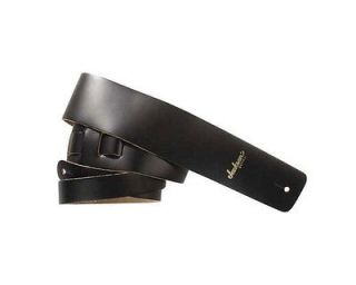 Inch Black Leather Acoustic or Electric Guitar Strap Extra Long NEW