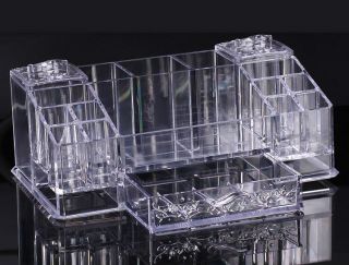 New Cosmetic organizer makeup drawers Display Box Acrylic Clear