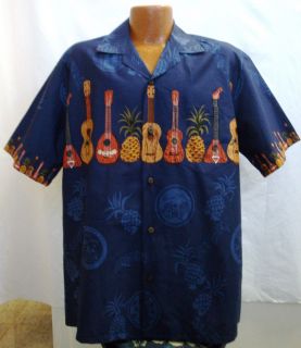 Exclusive Hawaiian Guitar, Ukulele, Aloha Shirt