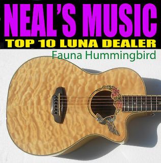 Hummingbird Cutaway Acoustic Electric Guitar FAU HUM + Gibson Strap