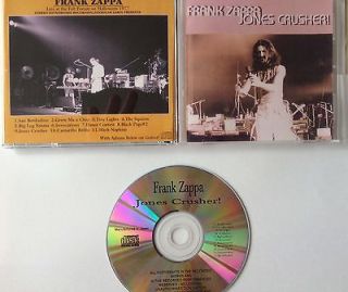 FRANK ZAPPA   Jones Crusher CD