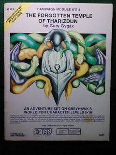 AD&D Adventure WG4 The Forgotten Temple of Tharizdun VG shape