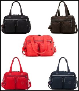 Kipling Sherpa Shoulder Bag SL3010 Black/Espresso /Red/True Blue/Neon