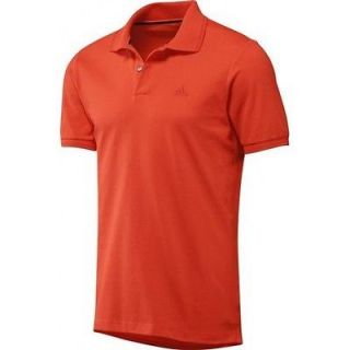 Adidas AESS Climalite Cotton Polo Shirt/top Sz M L XL Orange