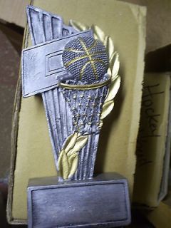 nice little basketball trophy or award, use for boys or girls, about 6