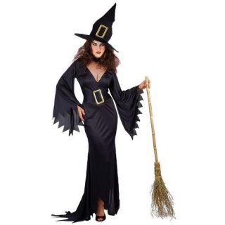 Halloween   Elvira Wicked Witch inc Hat , sizes 6 to 24 