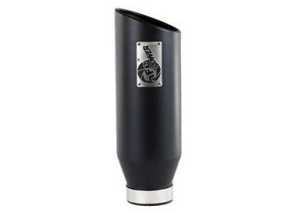 aFe Power MachForce XP SS304 Black Exhaust Tip 4In x 6Out x 18 inch L