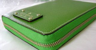 Kate Spade 2013 Wellesley Leather Emerald Green Personal Planner