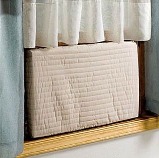 Indoor Air Conditioner Cover, Quilted Elasticized Covers, Protect Air