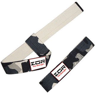 Camouflage Power Hand Bar Straps Weight Lifting Cotton Straps