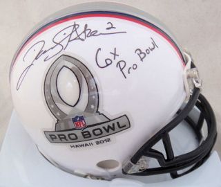 David Akers Signed 2012 NFL PRO BOWL Mini Helmet JSA