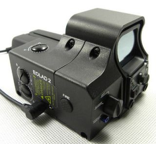 AIRSOFT TACTICAL HOLOGRAPHIC XPS RED LASER DOT SIGHT SCOPE EOLAD 2 QD