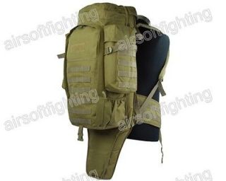 Airsoft Tactical Molle Extended Full Gear Dual Rifle Combo Backpack