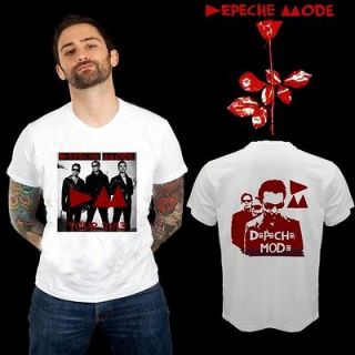 NEW DEPECHE MODE ON TOUR 2013 PERSONEL TWO SIDE WHITE TEE SHIRT S,M,L