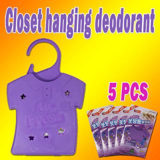 Closet Hanging Deodorant Deodorizer/Wardrobe Clothes air freshener