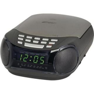 EMERSON AM FM CD DUAL ALARM CLOCK RADIO NEW FREE SHIPG