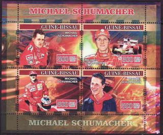 Guinea Bissau   Formula 1 Schumacher Mint Sheet GB7106a