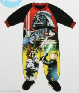 Star Wars Lego Boys Darth Vader Blanket Fleece Sleeper Size XSmall 4/5