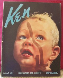 Vintage Ken Magazine 7 14  38 Political Topics Incubat ors for Heroes