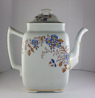 Royal Ironstone China Alfred Meakin England Coffee Pot 64oz Forget Me