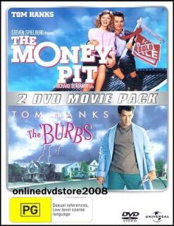 The MONEY PIT & BURBS (Tom HANKS) Double COMEDY Movie Pack (2DVD SET