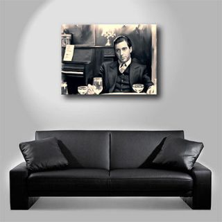 GODFATHER Al Pacino dvd portrait painting CANVAS ART GICLEE PRINT