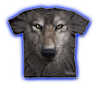 WOLF FACE BREAKTHROUGH T Shirt      NEW   100% Cotton