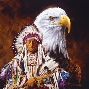 Spirit of the Eagle Native American 500 Piece Jigsaw Puzzle SunsOut