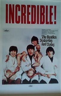 THE BEATLES Butche r Cover Licensed POSTER 90cm x 60cm Brand New