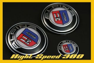 BMW Hood Trunk Steering Wheel Emblem Alpina E36 M3 E60 E30 E34 E32 E38