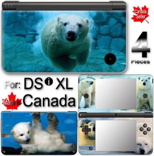 Polar Bear Cute SKIN COVER STICKER for Nintendo DSi XL