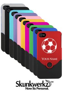 Personalized Engraved iPhone 4 4S Case/Cover   SOCCER BALL   FUTBOL