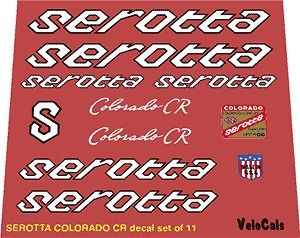 SEROTTA Colorado CR decal set of 11 (sku 494)