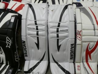 New Vaughn V5 7800 34+1 White/Black Sr Ice Hockey Goalie Pads