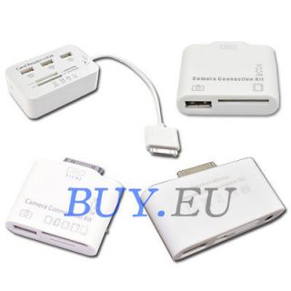 All in 1 Camera Connection Kit Multi Card Reader Adapter USB Hub For