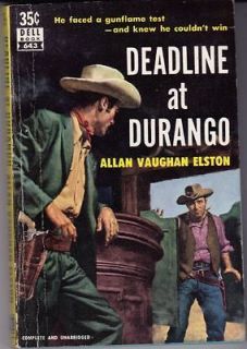 Paperback. Allan Vaughan Elston Deadline at Durango Dell 421422