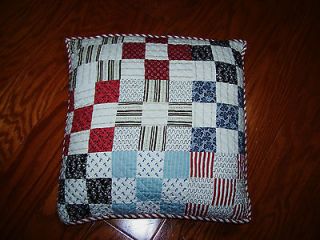 American Living Ralph Lauren Country Cottage Pieced 9 Patch Pillow