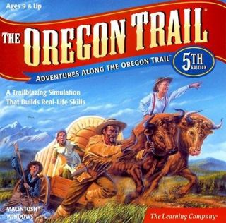 The Oregon Trail 5th Edition PC Software Macintosh & Windows XP 2000